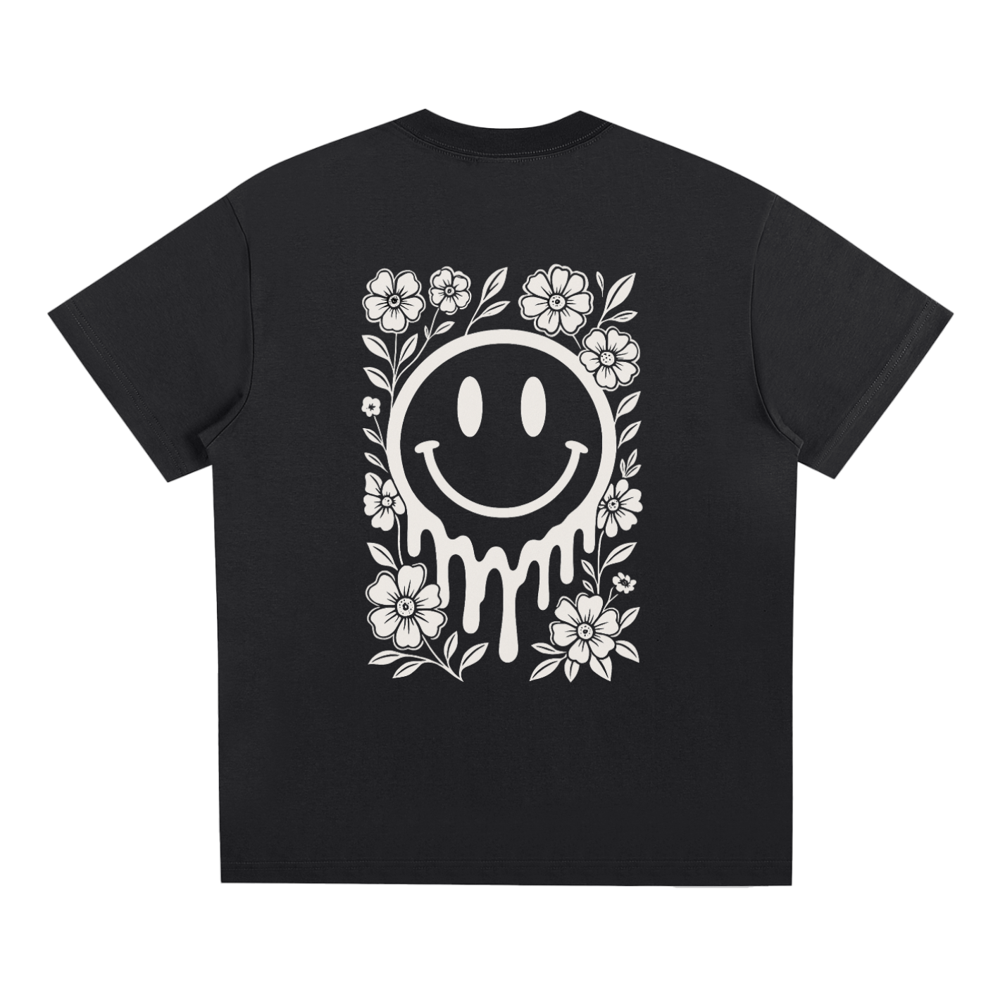 Smiley Krew Tee (White Print)
