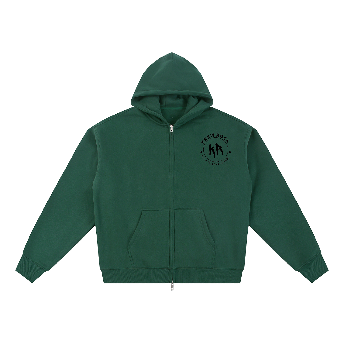 Essential Fleece Zip-Through Hoodie