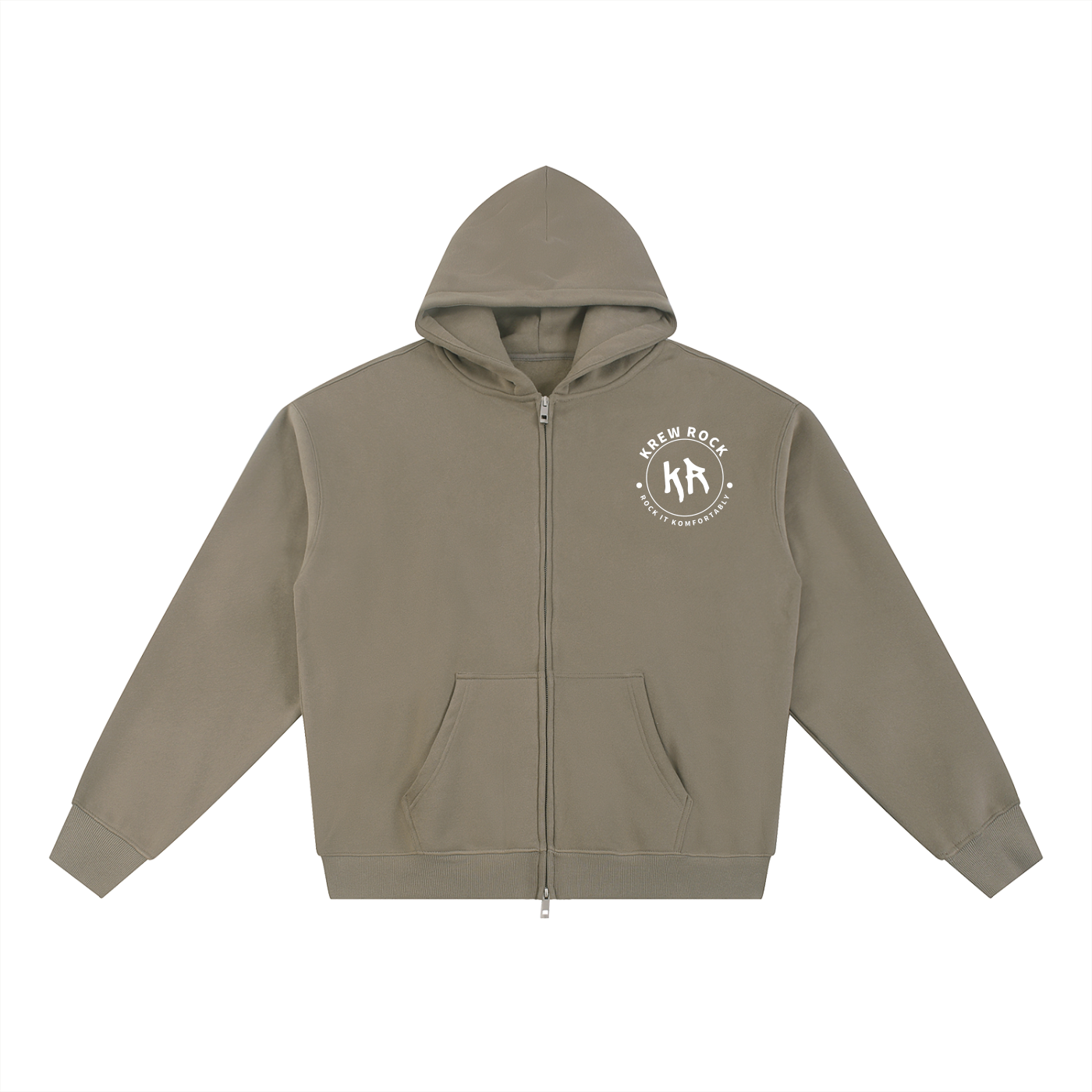 Essential Fleece Zip-Through Hoodie