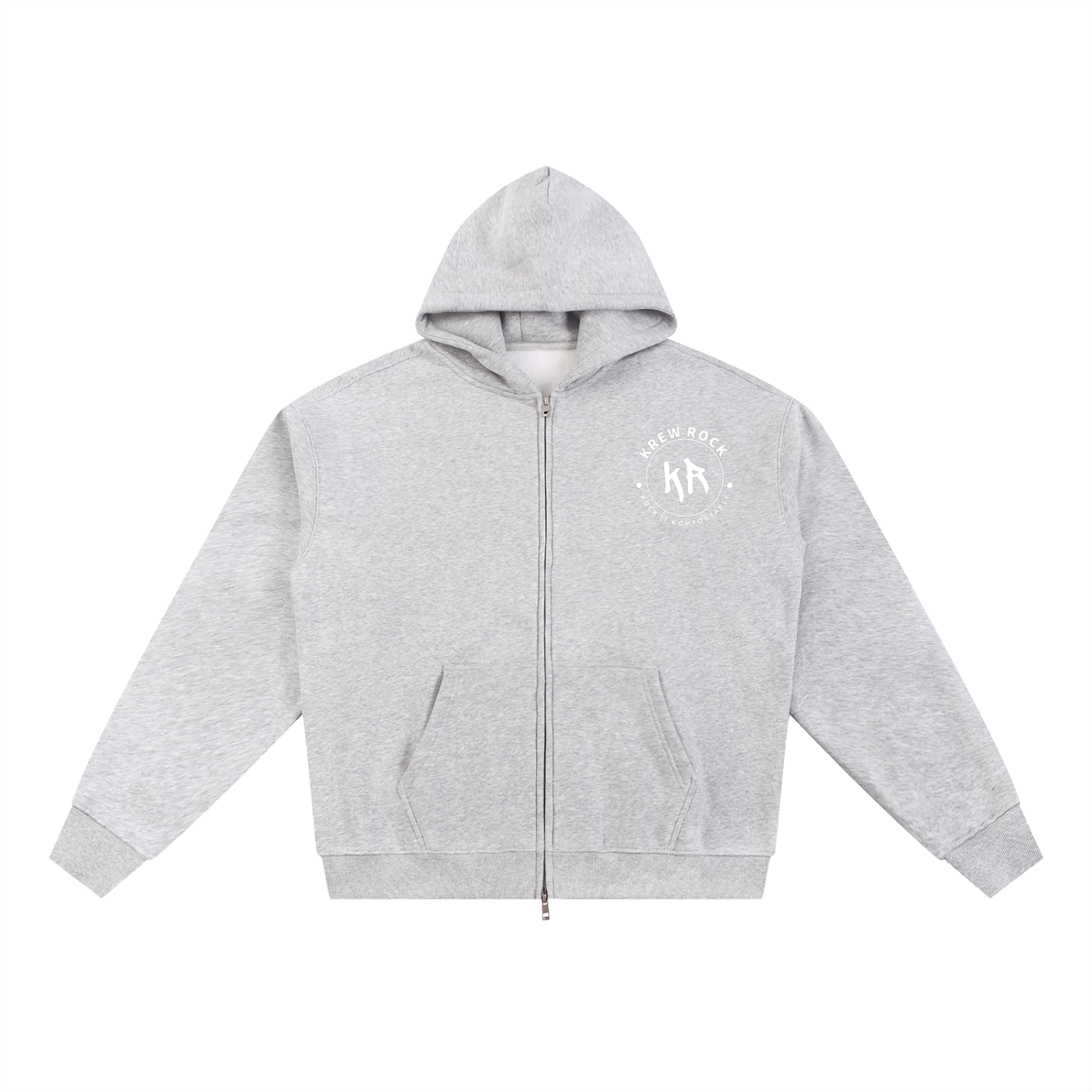 Essential Fleece Zip-Through Hoodie