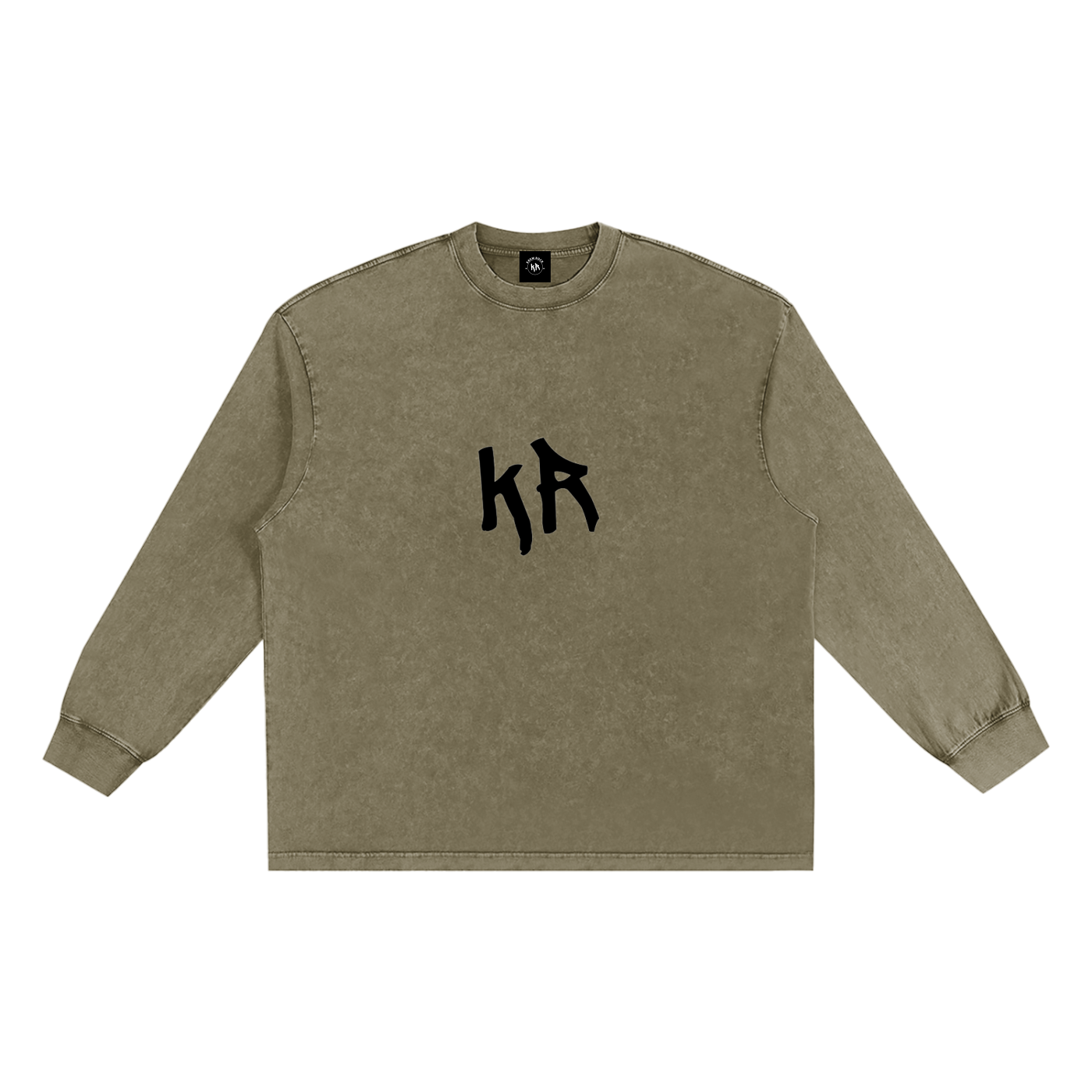 Snow Washed Frayed Edge T-Shirt