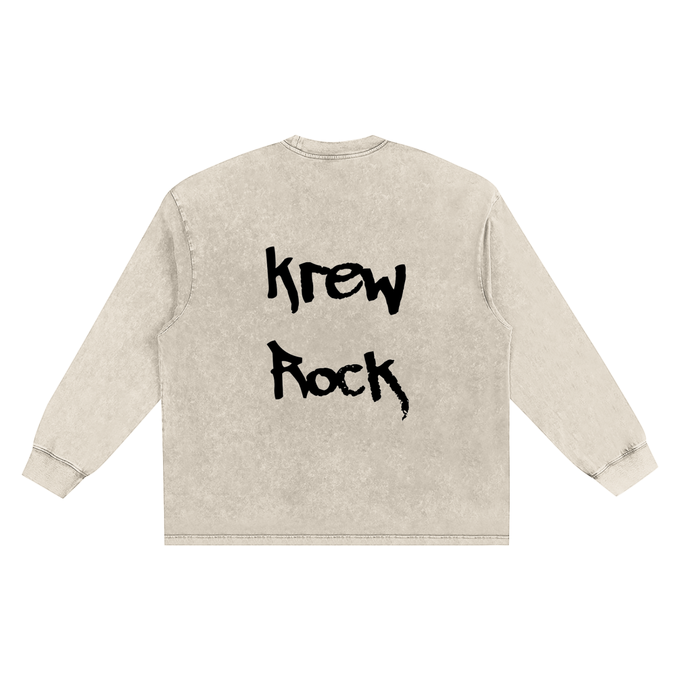 Snow Washed Frayed Edge T-Shirt