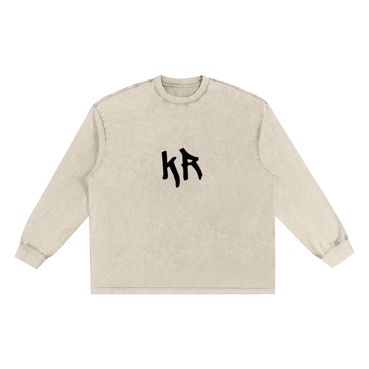 Snow Washed Frayed Edge T-Shirt