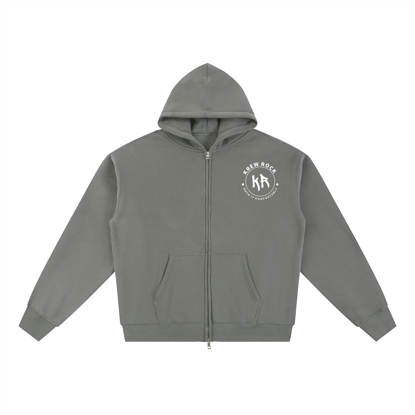 Essential Fleece Zip-Through Hoodie
