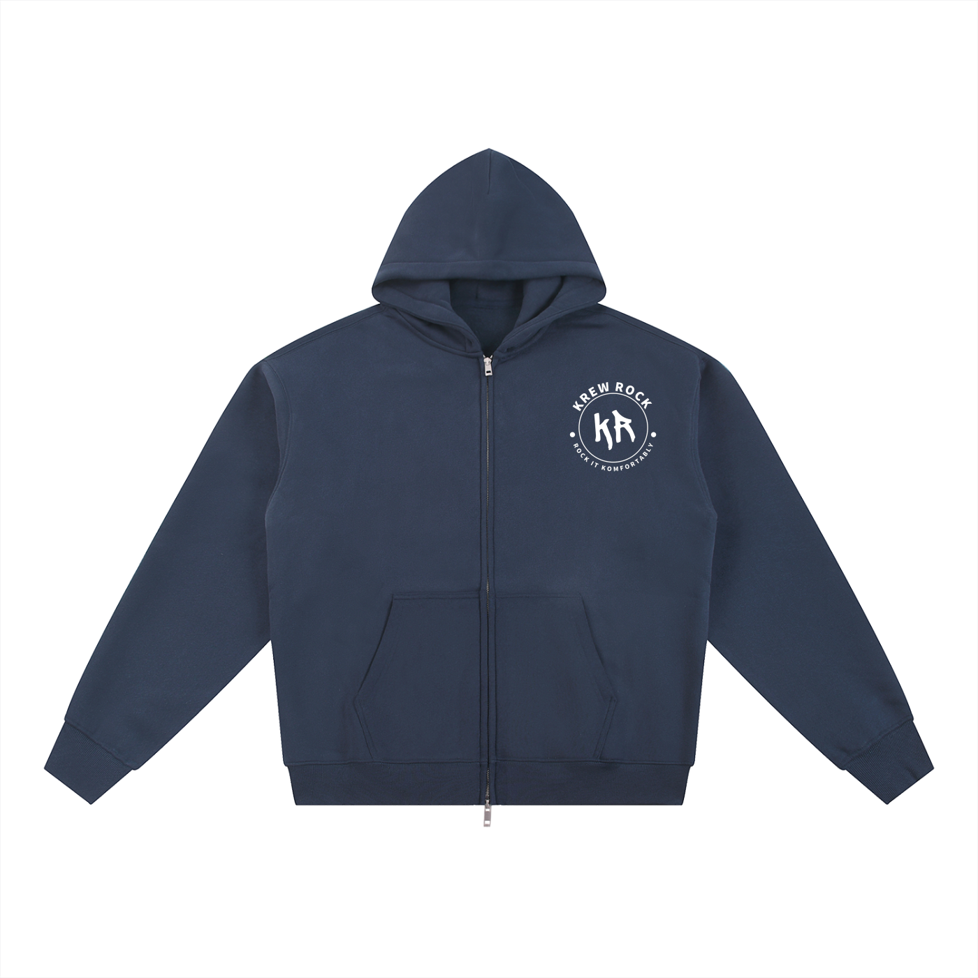 Essential Fleece Zip-Through Hoodie