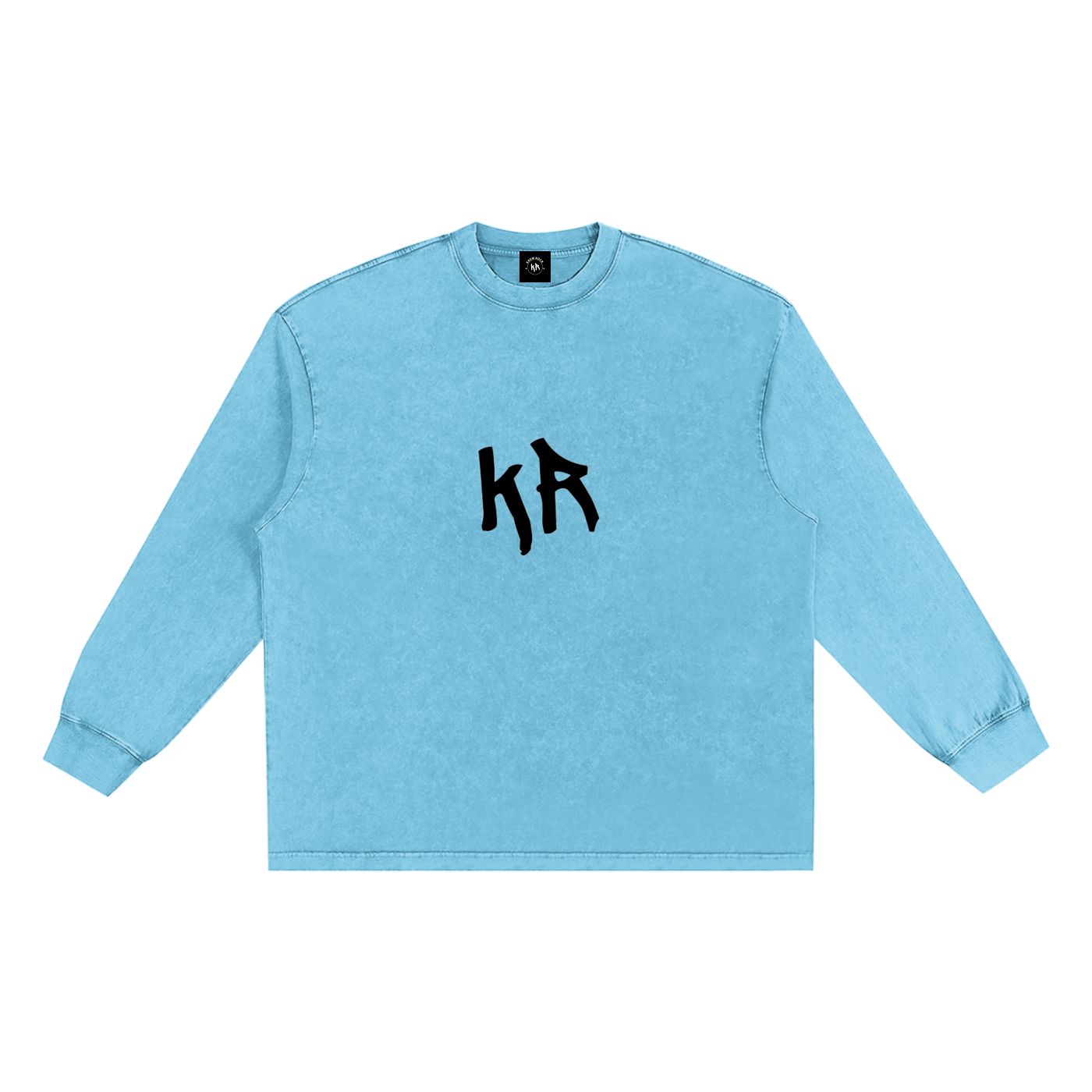 Snow Washed Frayed Edge T-Shirt