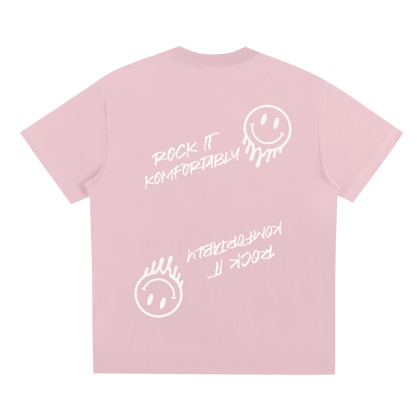 Rock It Komfortably Tee (White Print)
