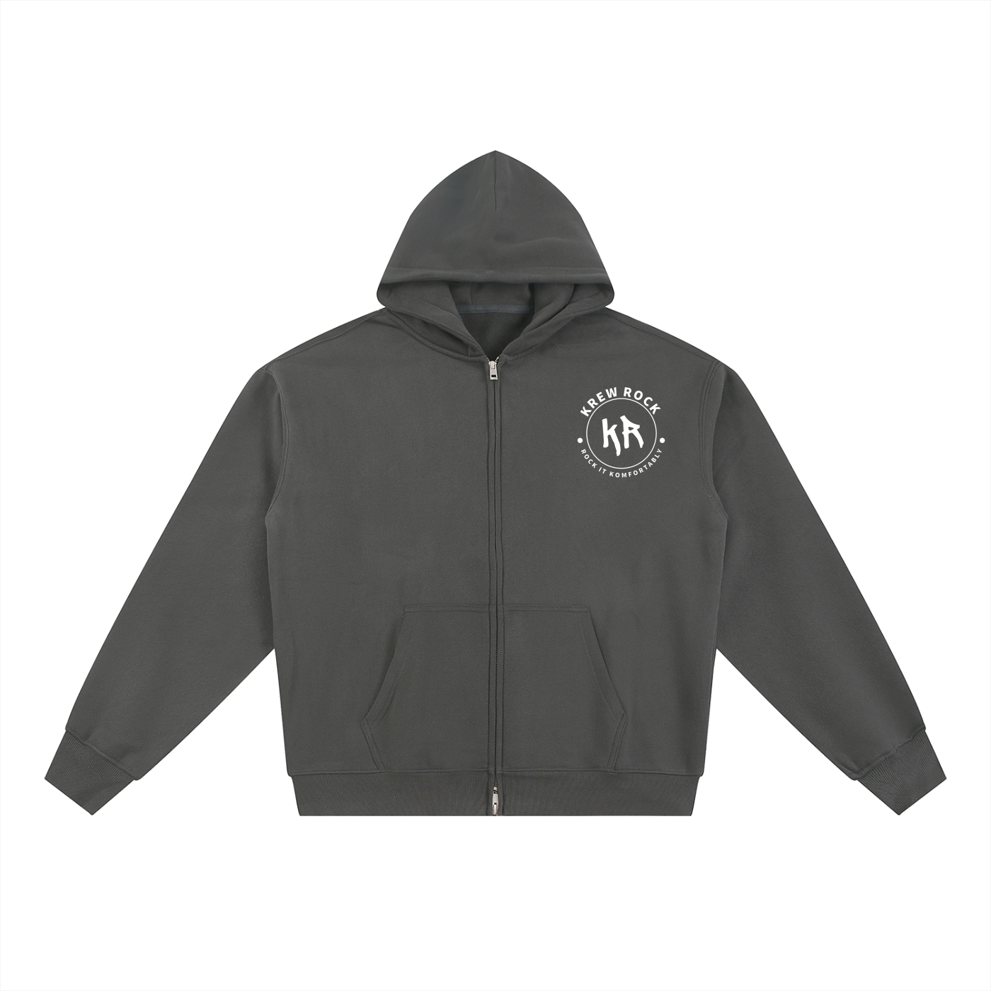 Essential Fleece Zip-Through Hoodie