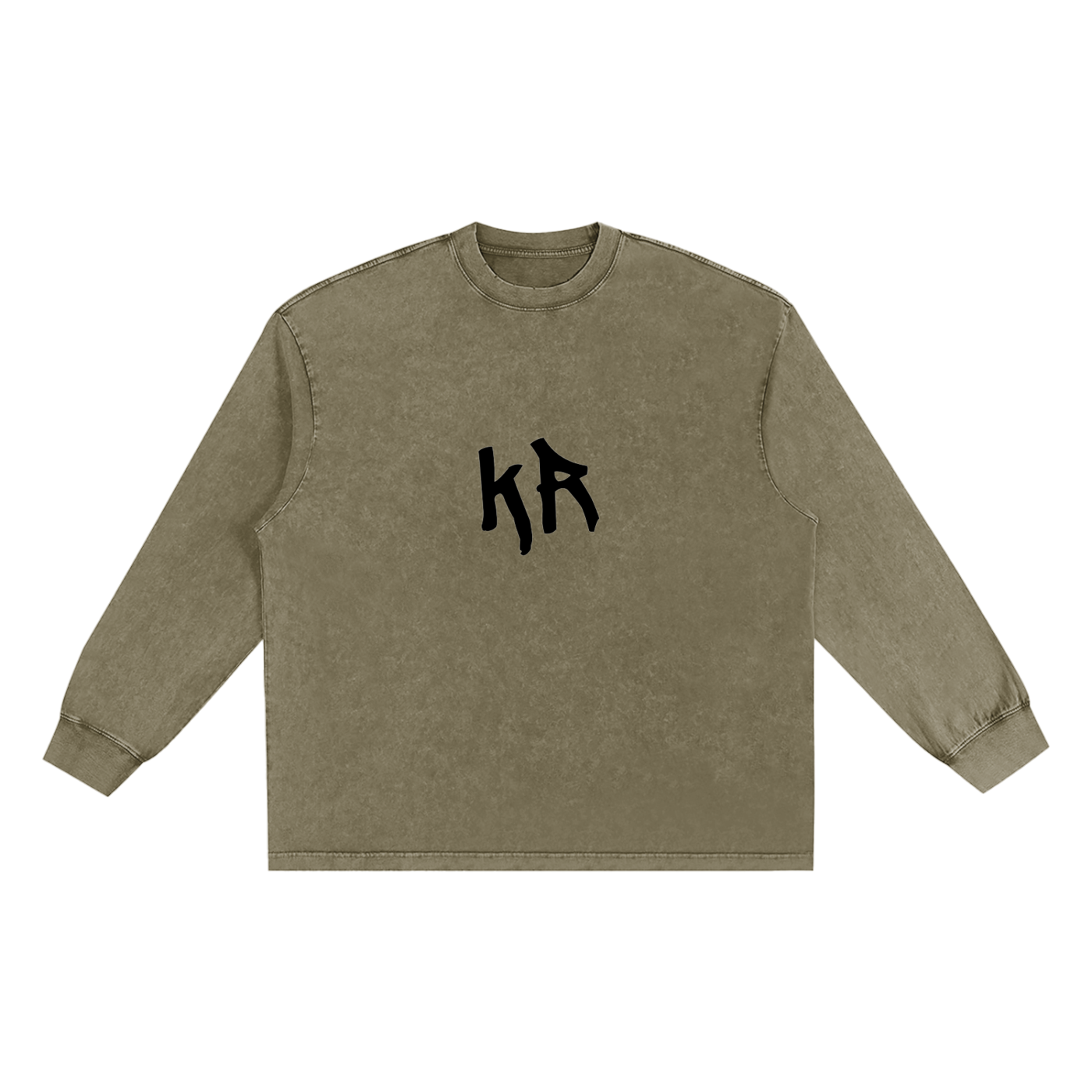 Snow Washed Frayed Edge T-Shirt