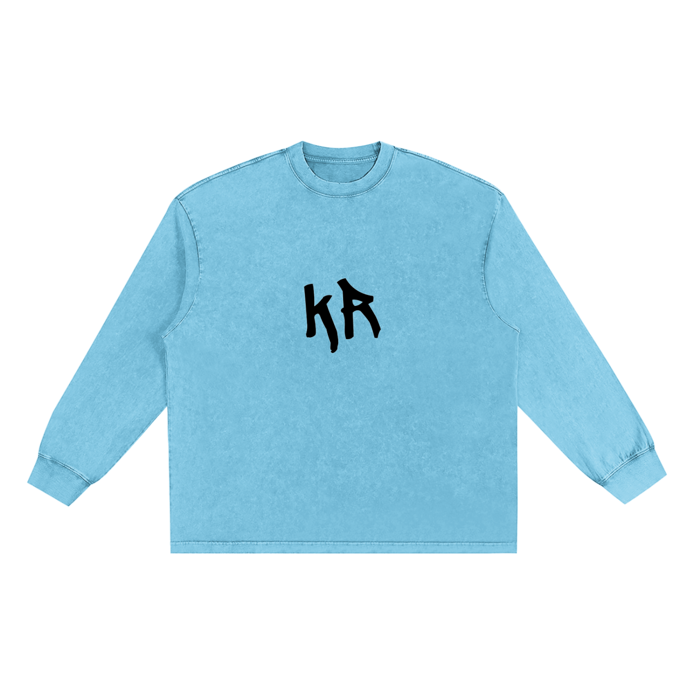 Snow Washed Frayed Edge T-Shirt