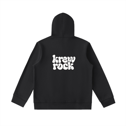 Heavyweight High Neck  Zip-Up Hoodie