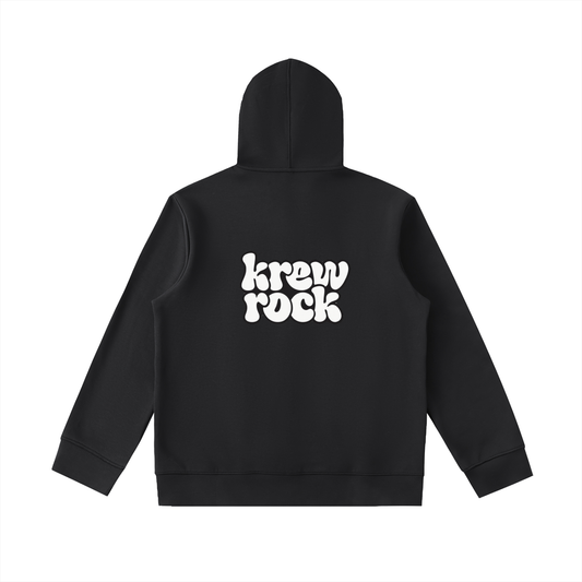 Heavyweight High Neck  Zip-Up Hoodie
