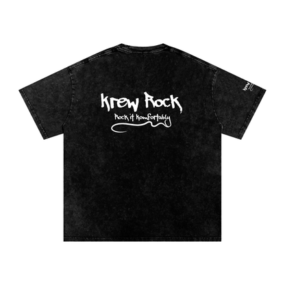 Snow Washed Oversized Krew T-Shirt