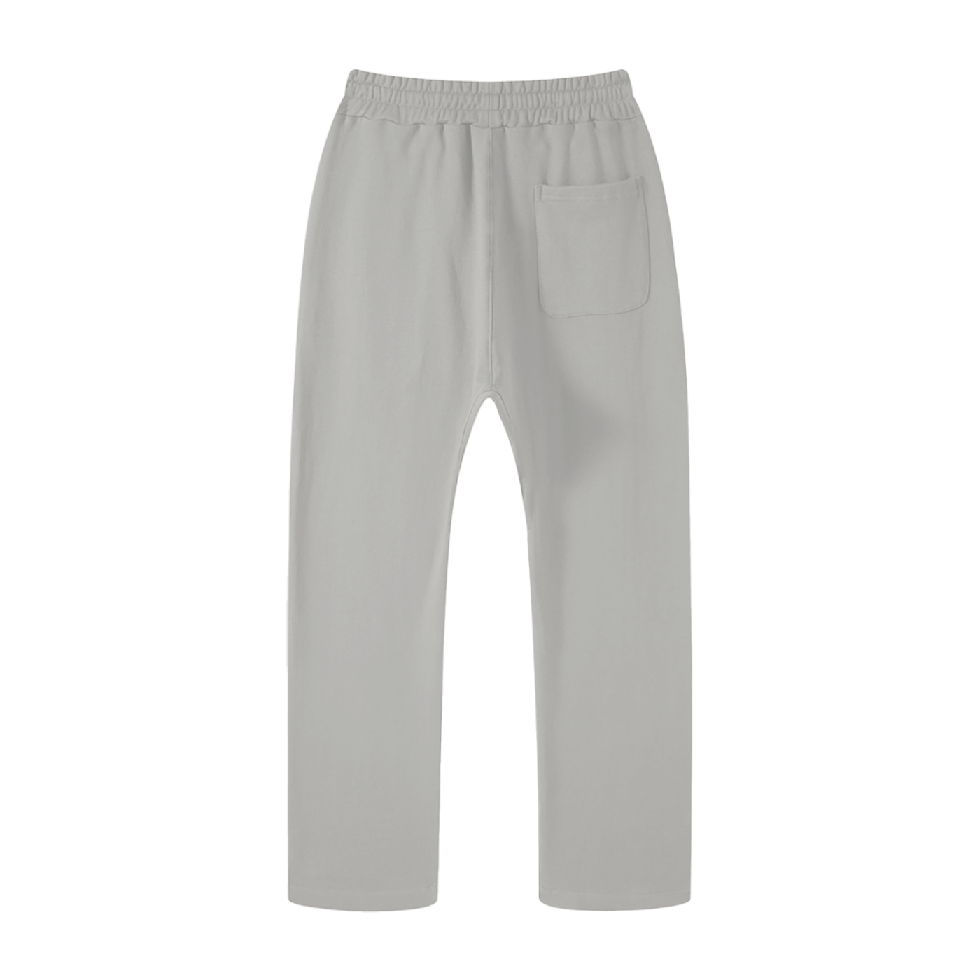 Unisex Casual Straight Leg Pants (White Logo)
