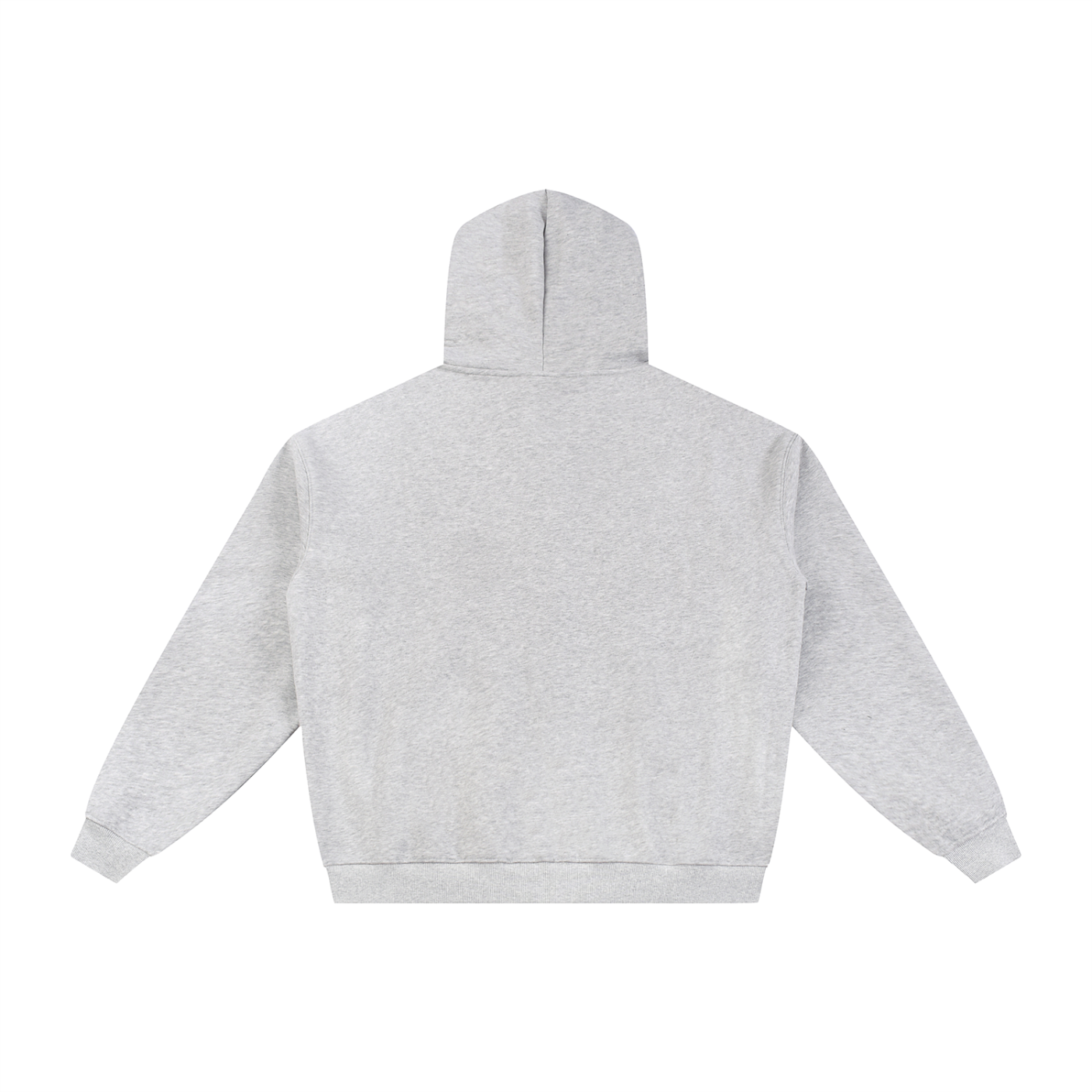 Essential Fleece Zip-Through Hoodie (Black Logo)