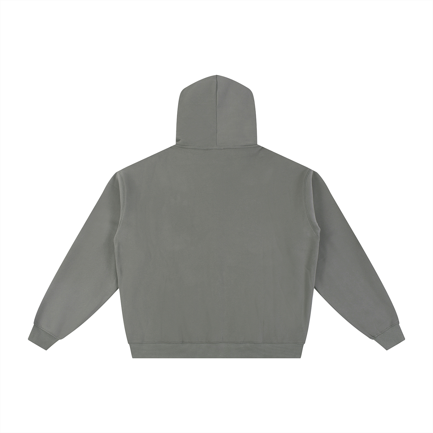 Essential Fleece Zip-Through Hoodie (Black Logo)