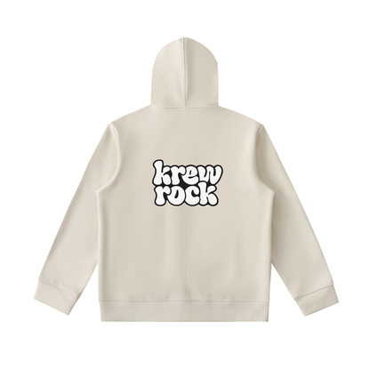 Heavyweight High Neck  Zip-Up Hoodie