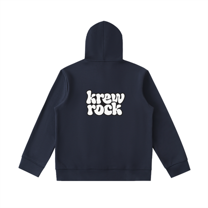 Heavyweight High Neck  Zip-Up Hoodie