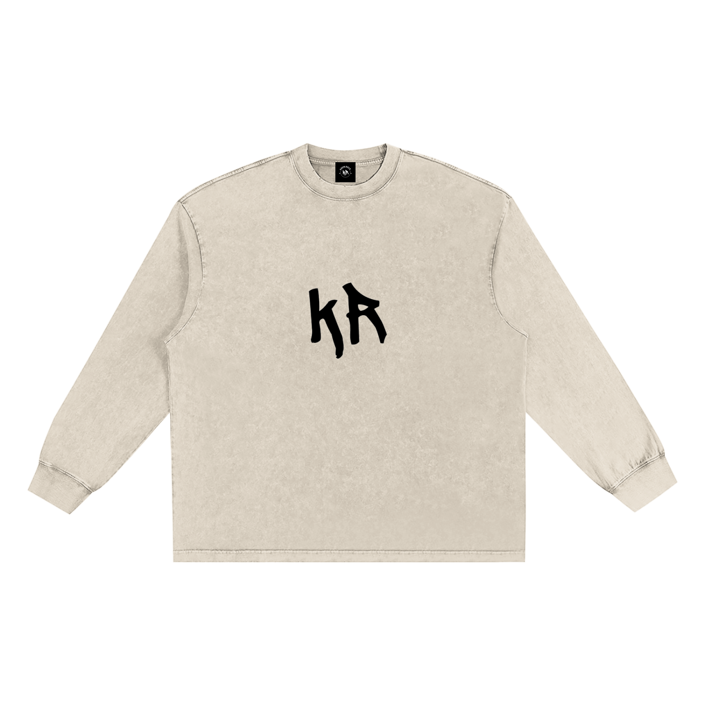 Snow Washed Frayed Edge T-Shirt