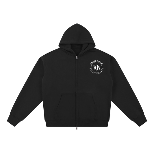 Essential Fleece Zip-Through Hoodie