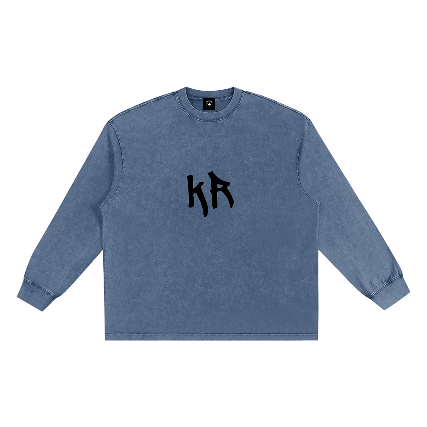 Snow Washed Frayed Edge T-Shirt