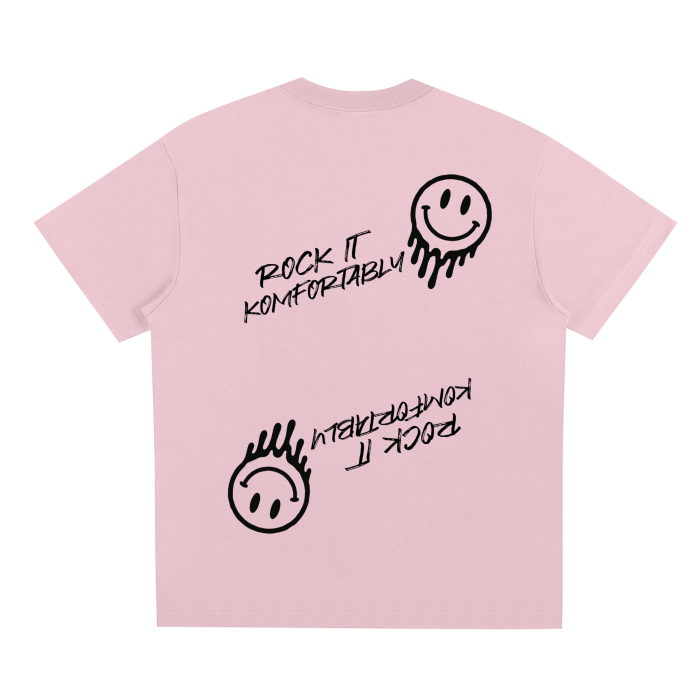 Rock It Komfortably Tee (Black Print)