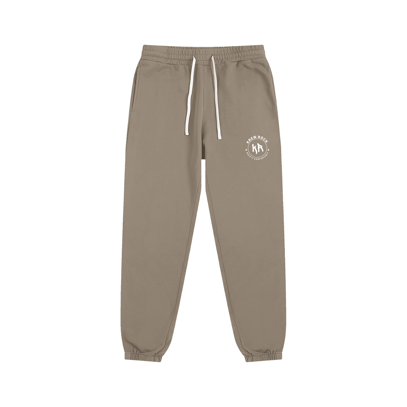 Essential Sweatpants (White Logo)