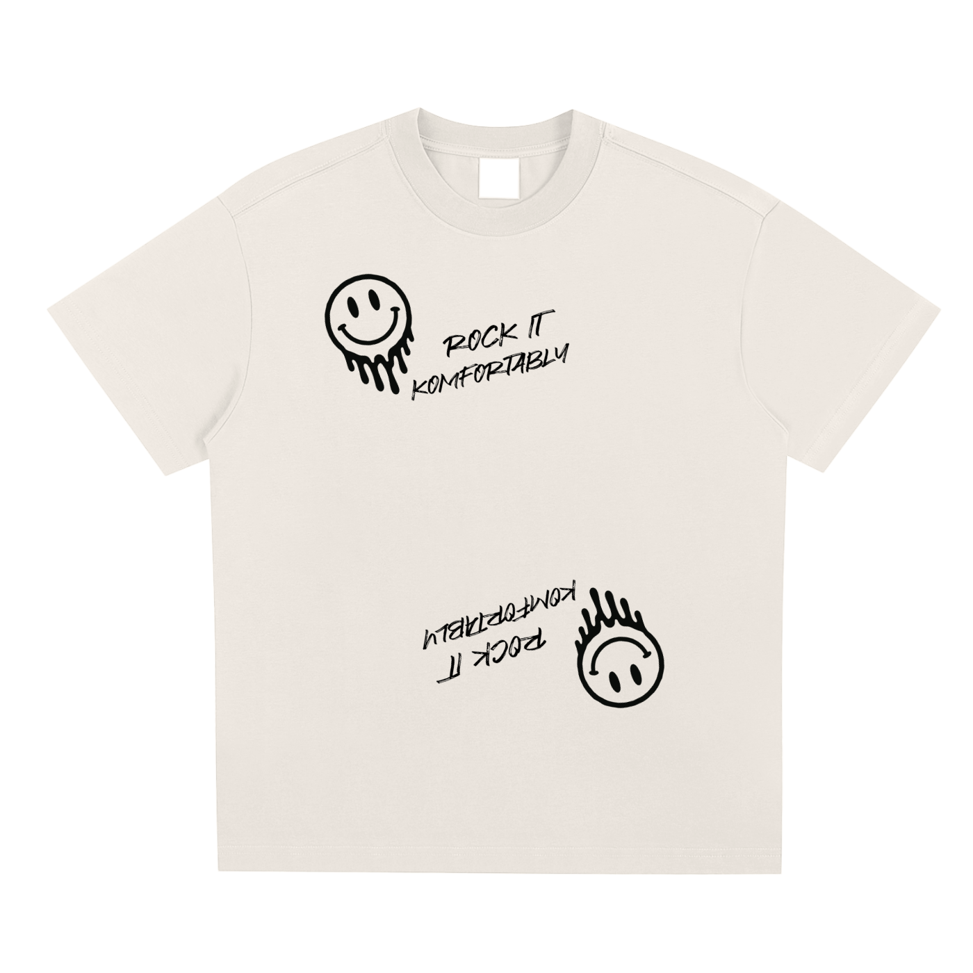 Mixed Smiley Tee