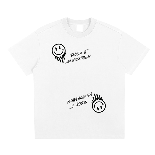 Mixed Smiley Tee