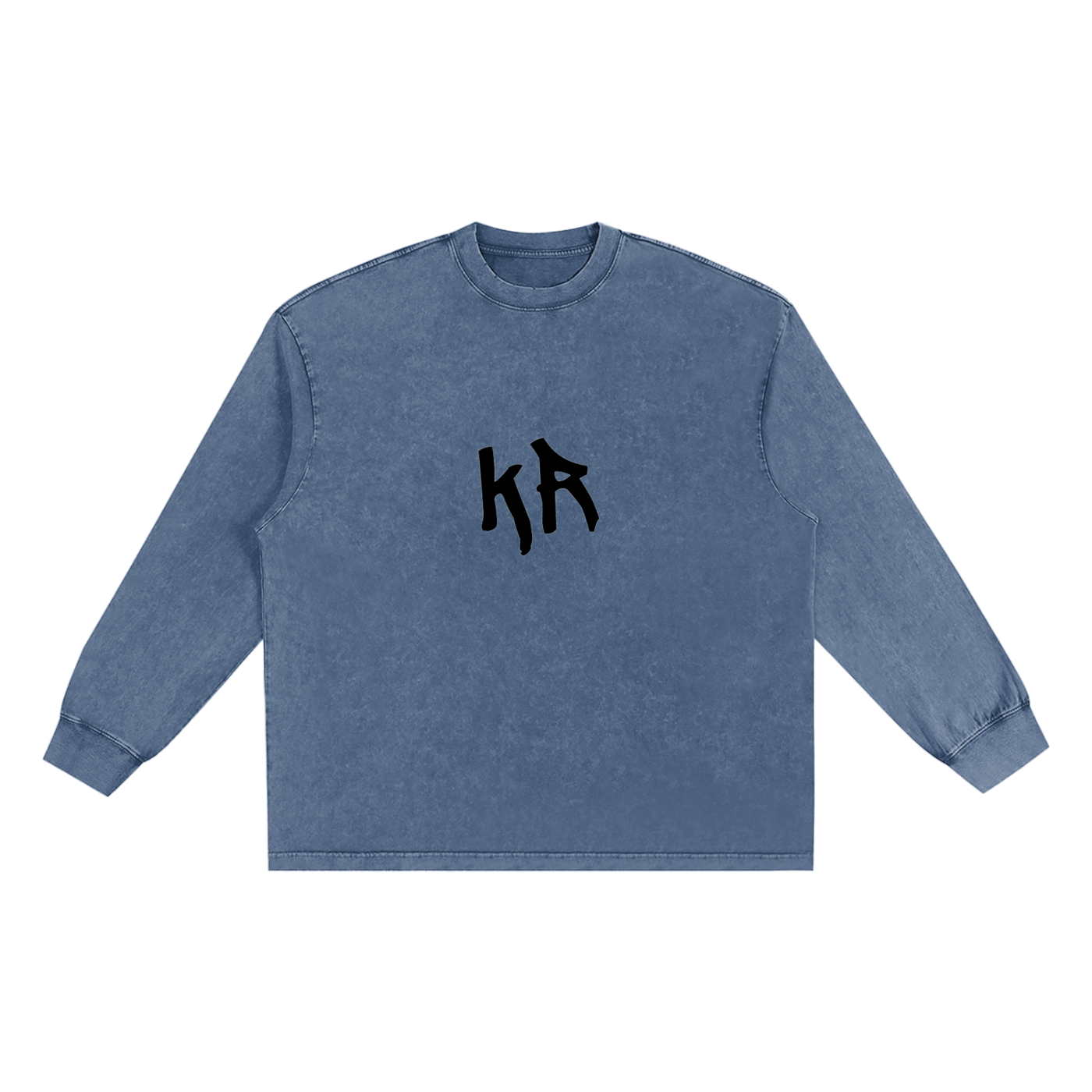 Snow Washed Frayed Edge T-Shirt