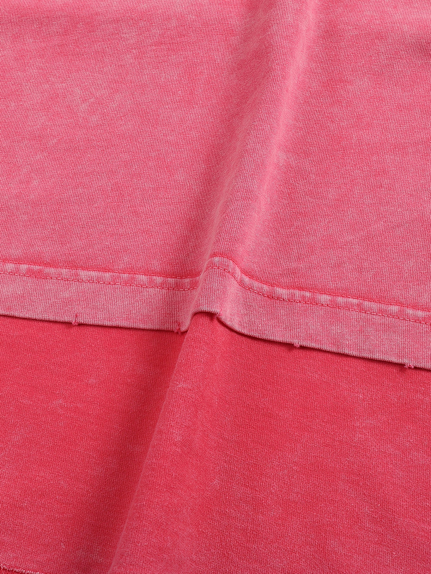 Snow Washed Frayed Edge T-Shirt