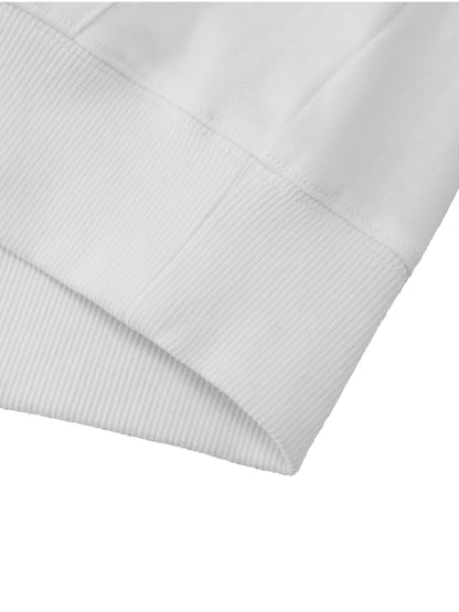 Unisex Basic 100% Cotton Hoodie (White Logo)